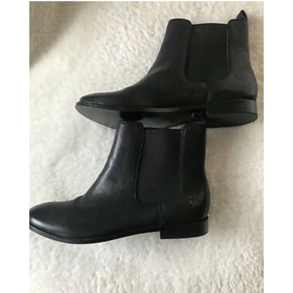 Frye Anna Chelsea Boots Sz 10 Black